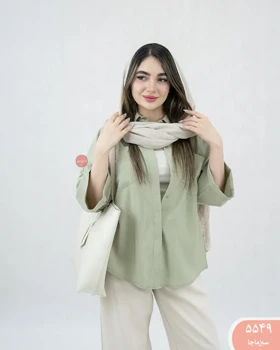 شومیز دو جیب سیلک 5549