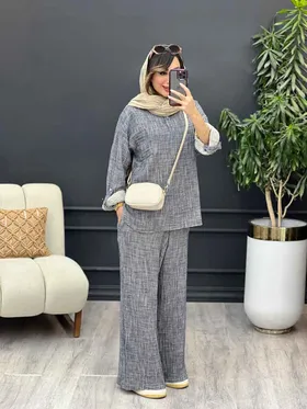 ست مانتو و شلوار آبرنگی