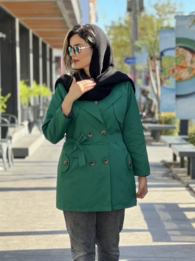 بارانی کوتاه آستر دار 3345