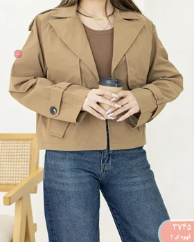 ترنچ کت کوتاه دوژیله 3745