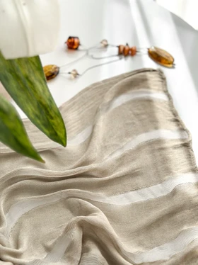 شال نخ ابریشم لوکادو