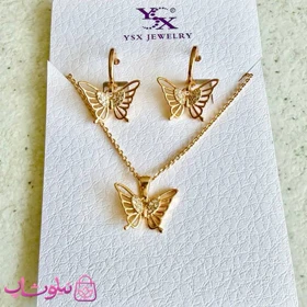 نیم ست زنانه وای اس ایکس طرح پروانه کد 5991