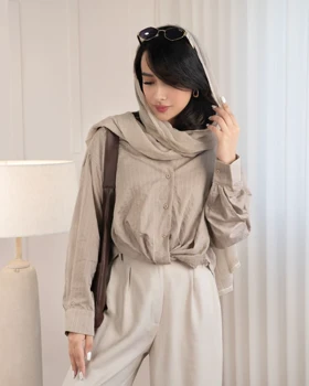 شومیز گره‌ای دیارا کد 30450