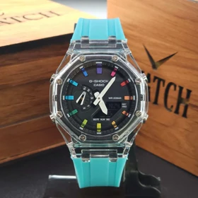 ساعت مچی مردانه و زنانه مدل G-Shock GA2100 طرح اورجینال، کیفیت عالی ، با بند رابر