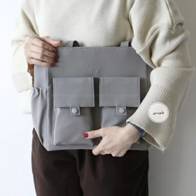 کیف زنانه بزرگ مدل کامان (طوسی)