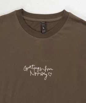 تیشرت لش مینیمال طرح نروژ 1705