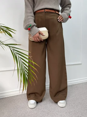 شلوار نیم بگ آیسل