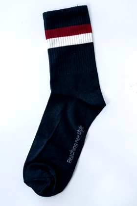 جوراب نیم ساق دو لاین مردانه