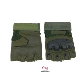 دستکش تاکتیکال نیم پنجه، ضد ضربه (اورجینال)