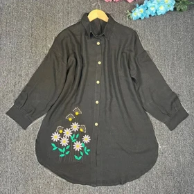 مانتو زنانه گلدوزی شده