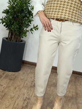 شلوار مام استایل کتان 3(ایراد دار)