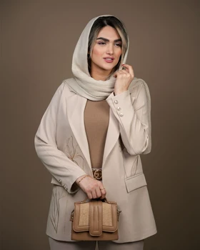 مانتو کتی گلدوزی