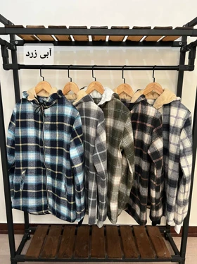 سویشرت چهارخانه کلاهدار 6110