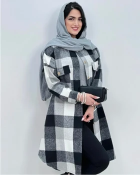 مانتو پشمی بلند