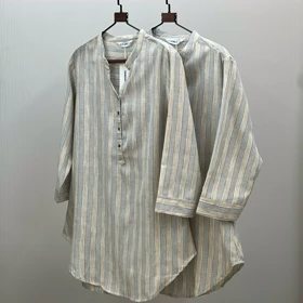 تونیک لینن جلو بسته