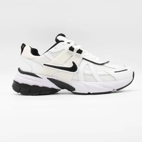 کتانی نایک V2K سفید مشکی دخترانه کد 6869