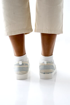 کفش ونس بندی چاپی زنانه