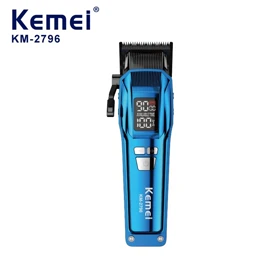 ماشین اصلاح موی سر و صورت مردانه موتور 9000 دور کیمی مدل KM-2796