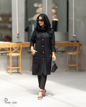 مانتو زنانه بلند تابستانه مدل آنیسا مدل آنیسا کد 1651 (ضمانت اصالت)