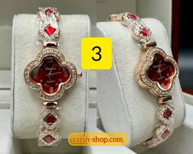 ساعت زنانه مجلسی نگین رنگی