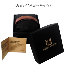 دستبند چرم وارک مدل رهام کد rb215
