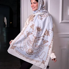 شال ابریشم ژاکارد هرمس جواهر 20191