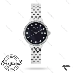 لاکسمی زنانه 8139-7 سیلور صفحه مشکی دورنگین Laxmi-9173-L