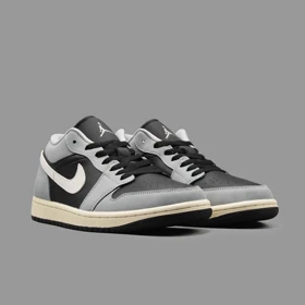 نایکی جردن 1 طوسی روشن ساق کوتاه Nike Air Jordan 1 Low Light Smoke Grey