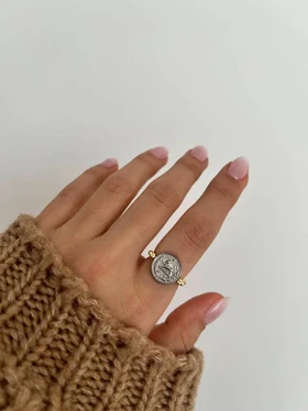 انگشتر سکه دو رو