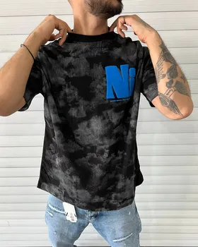 تیشرت T-SHIRT طرح NI رنگ مشکی