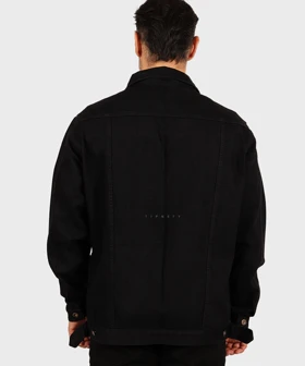 کت جین مشکی ساده 0261