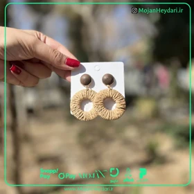 گوشواره حصیری بهار و تابستان کد gh1038