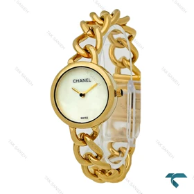 ساعت شنل زنانه طلایی استیل Chanel-7957-L