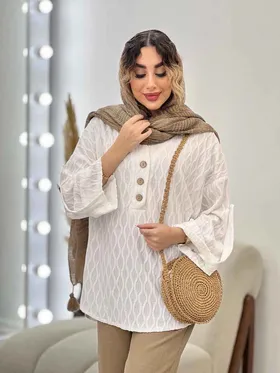 شومیز سه دکمه فریماه