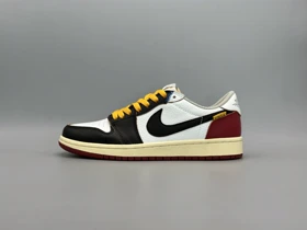 کتانی نایکی جردن1لو یونین ال ای مشکی/Nike Air Jordan1 low