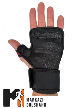دستکش بدنسازی با مچ‌بند کد Y-11