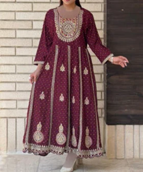 کورتای مارک دار برند هندی بیگ سایز 6954