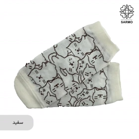 جوراب طرح گربه مچی