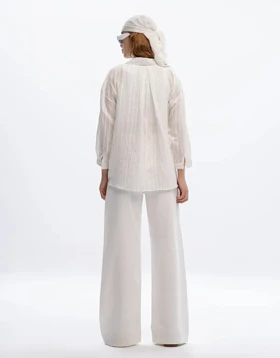 یقه شکاری راه راه