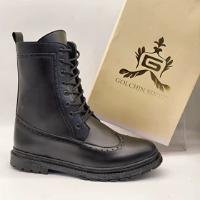 نیم بوت لیزری بغل زیپ