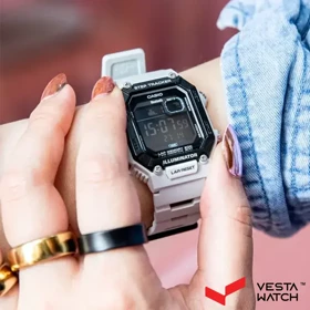 ساعت مچی مردانه و زنانه کاسیو CASIO مدل WS-B1000-8BVDF