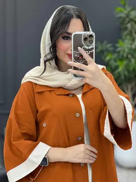 مانتو ترکیبی پایین هلال