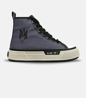 کفش اسنیکرزساق‌دار آبی نفتی Amiri Simple مدل 4810