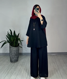 ست مانتو و شلوار پارنا