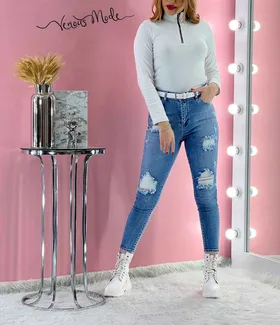جین اسکینی زاپ‌دار