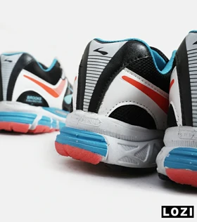 کفش کتانی بزرگ پا مشکی آبی قرمز BROOKS adrenaline gts 22