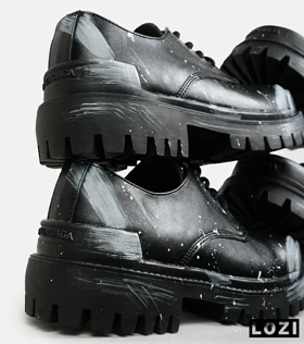 کفش مردانه لوفر مشکی BALENCIAGA