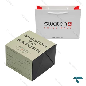 جعبه ساعت امگا سواچ اورجینال ماموریت به زحل Swatch-Box-7792-U
