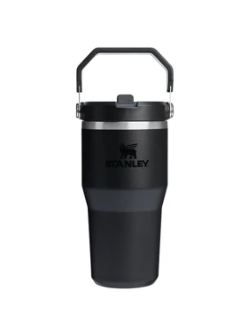 قمقه استنلی The IceFlow Flip Straw Tumbler 20 OZ (مشکی)