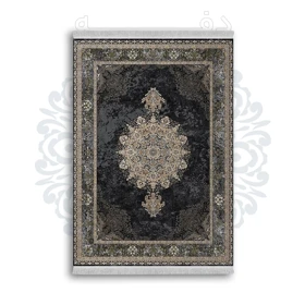 فرشینه از جنس پارچه هازان مخمل ترک طرح سنتی و مدرن برند دفه کد DAMG336